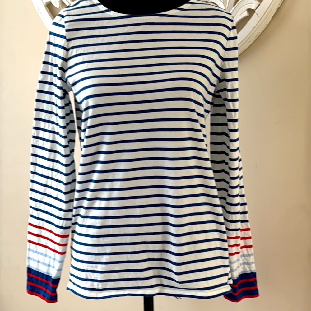 Boden Classic long sleeve Breton top - Picture 3 of 6